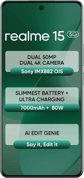 realme 15 256GB 12GB RAM